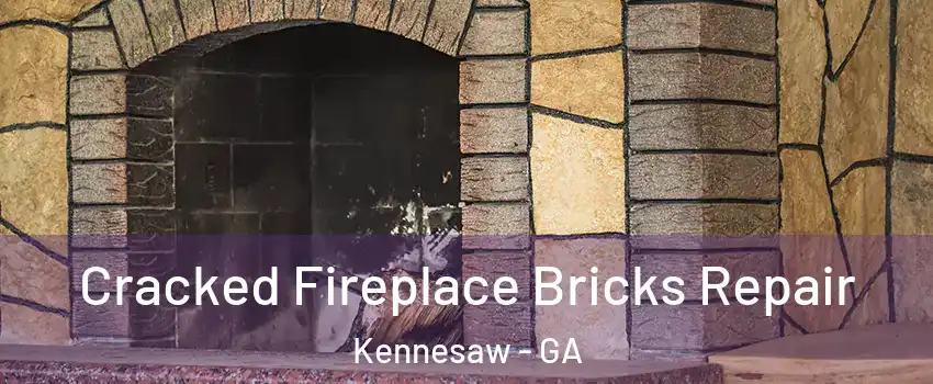  Cracked Fireplace Bricks Repair Kennesaw - GA