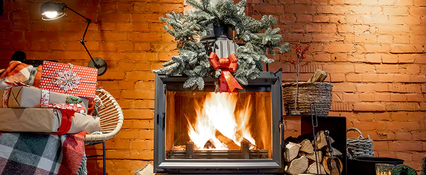 Travis Industries Linear Gas Fireplace Installation in Kennesaw, Georgia