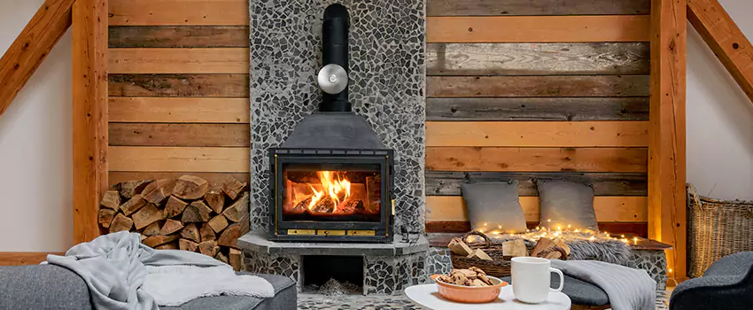 Thelin Hearth Products Direct Vent Gas Stove Fireplace Inspection in Kennesaw, Georgia